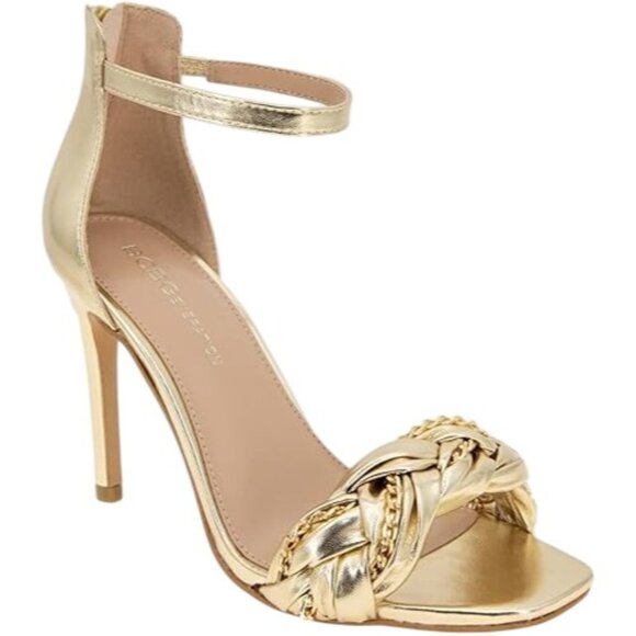 BCBGeneration Womens Faux Leather Ankle Strap Heels - Picture 1 of 3